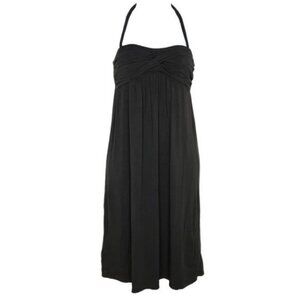 J Crew Dark Gray Convertible Halter Dress …